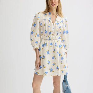 kate spade new york Painterly Bouquet Shirt Dress